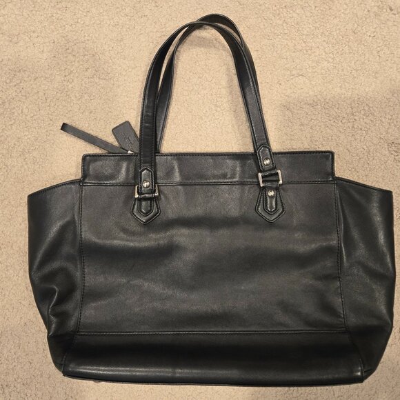 Coach NWT Animal Print Leopard Black Handbag - Picture 3 of 3